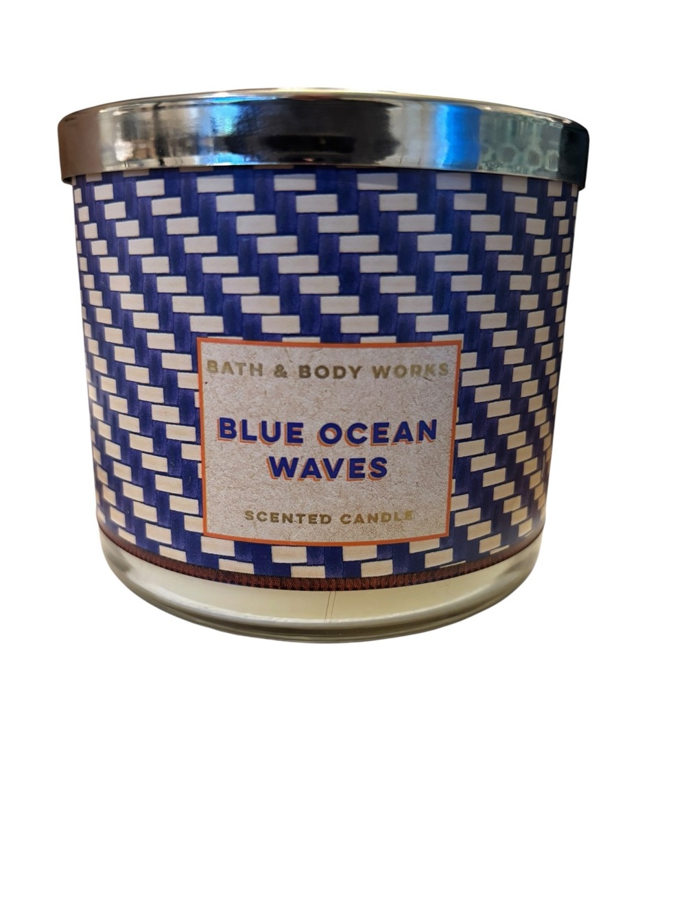 Bath & Body Works 3-Wick Scented Candle - Blue Ocean Waves